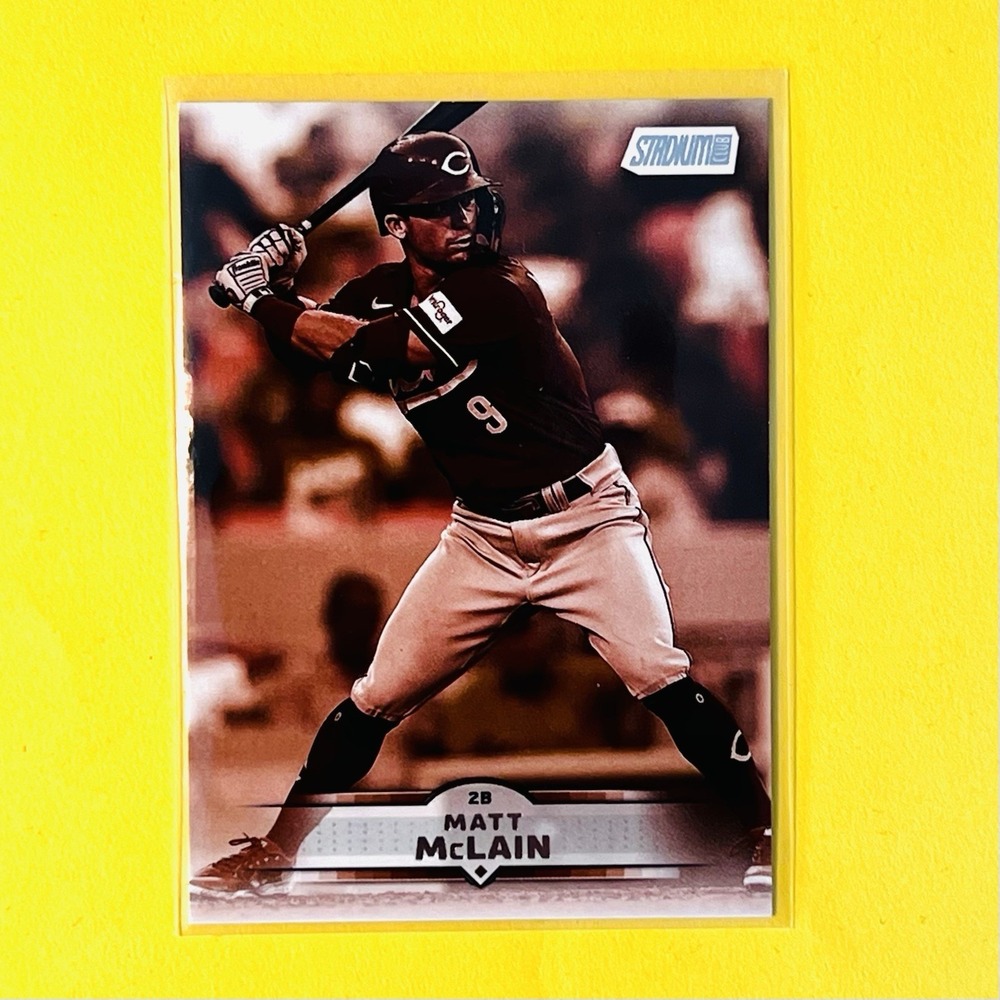 2025 Topps Stadium Club Matt McLain Sepia Parallel #39 Cincinnati Reds
